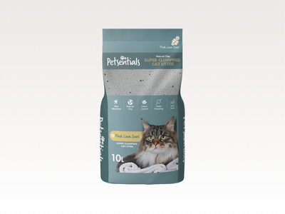 Petsentials Scented Super Clumping Cat Litter 10ltr