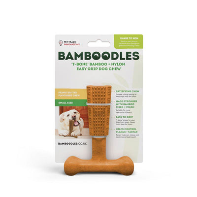 Bamboodles T-bone Peanut Butter Flavour Small 4"