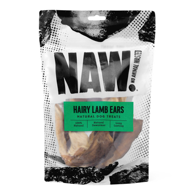 NAW Lamb Ears With Hair 100g