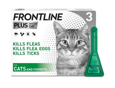Frontline Plus Spot On Cat 3 Pipettes