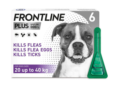 Frontline Plus Spot On Large Dog 20-40kg 6 Pipettes