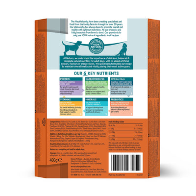 Naturo Chicken Lamb & Rice With Veg Tray 400g