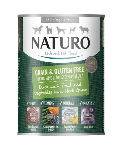 Naturo Adult Turkey In Gravy Can 390g