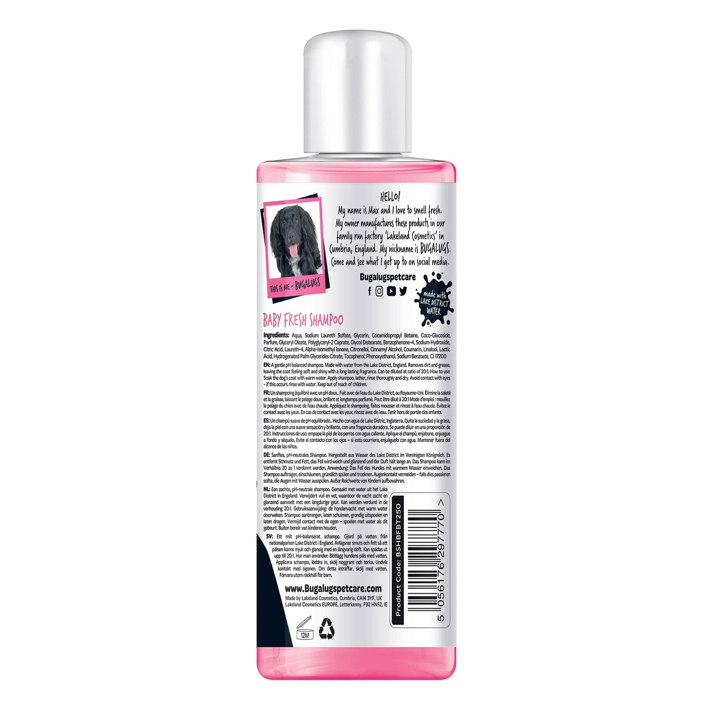 Bugalugs Baby Fresh Shampoo 250ml