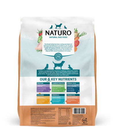 Naturo Complete Dry Dog Turkey Potato & Veg 10kg