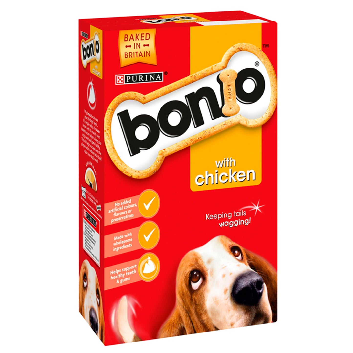 Bonio Dog Food Biscuits With Chicken 1.2kg