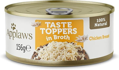 Applaws Taste Toppers Natural Chicken In Broth Tin 12 X 15