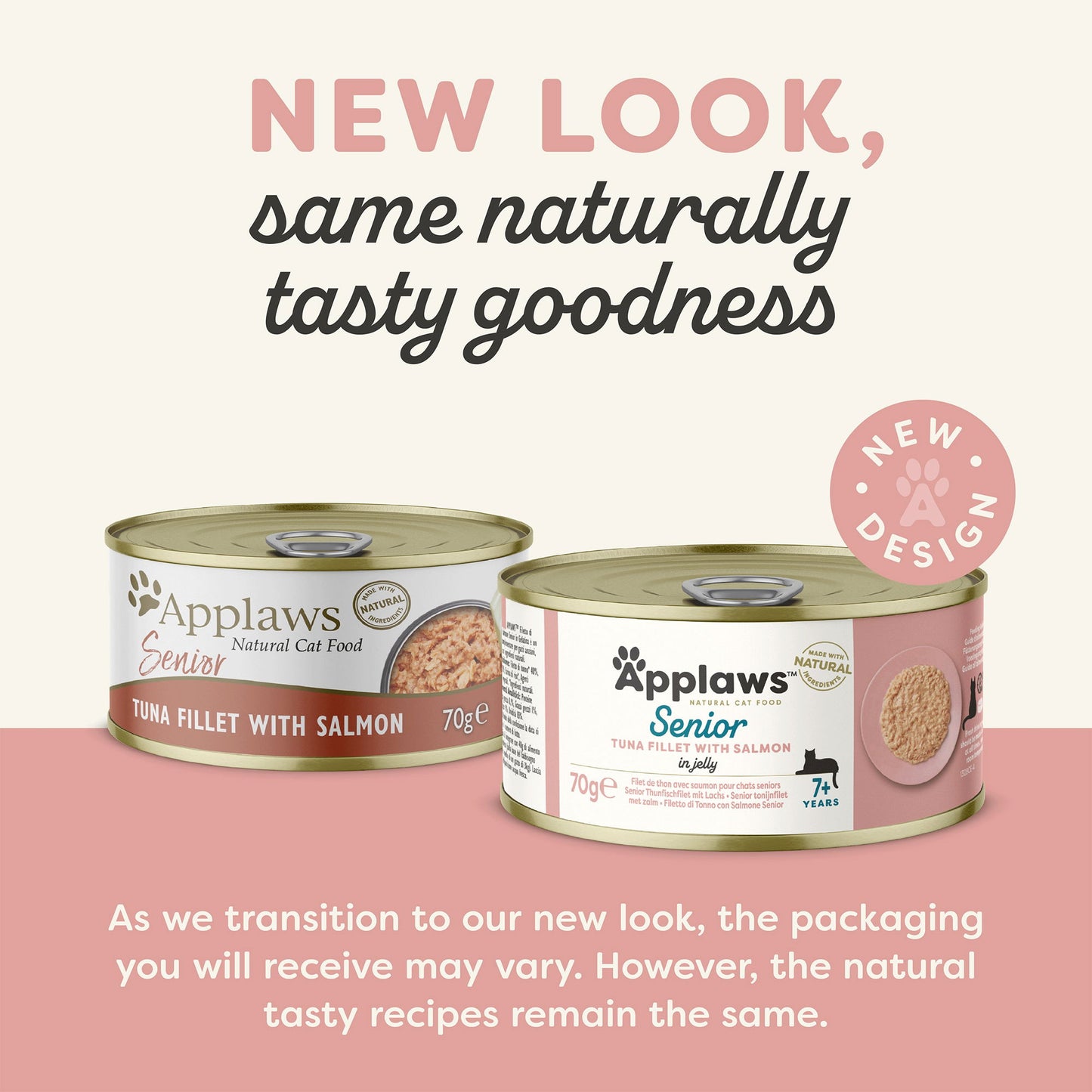 Applaws Senior Cat Tuna With Salmon 70g