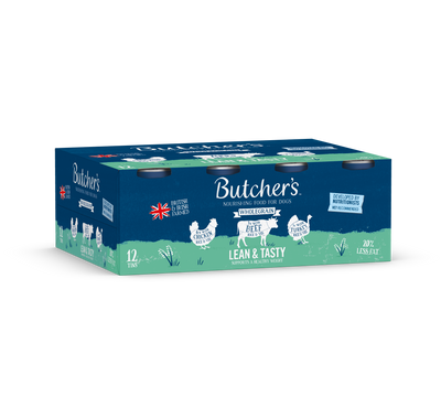 Butcher's Lean & Tasty Low Fat Dog Food Cans 12x390g