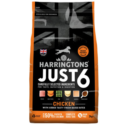 Harrington's Dog Just 6 Dry Chicken 2kg
