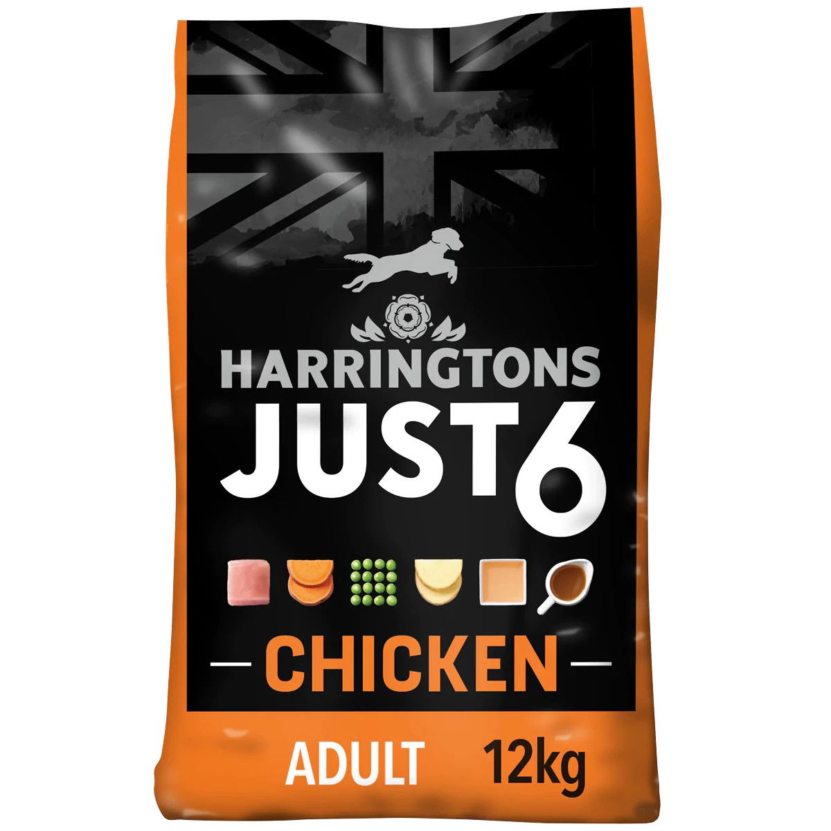 Harrington's Dog Just 6 Dry Chicken 12kg
