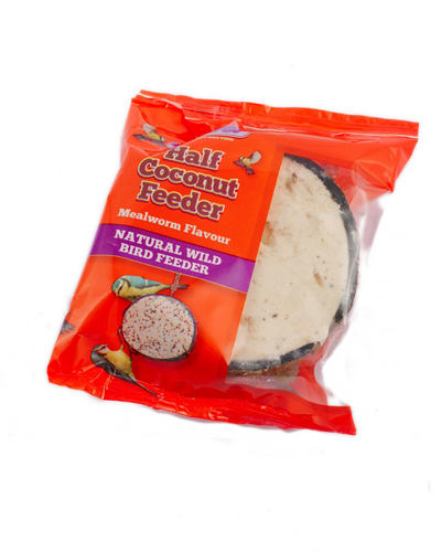 Suet To Go Half Coconut Feeder Mealworm 10 Singles in CDU