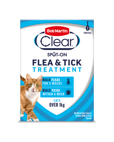 Bob Martin Clear Spot On For Cats - 2 Treatments