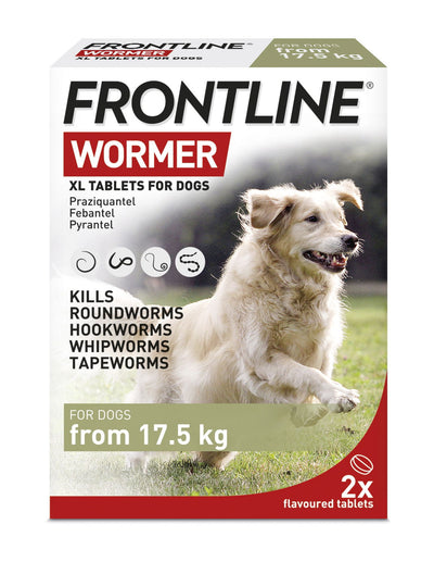 Frontline Wormer Xl Tablets For Dogs 2 Pack