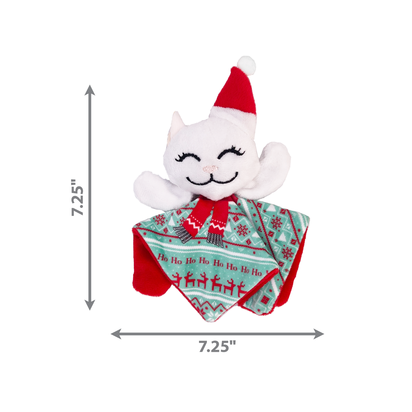 KONG Holiday Crackles Santa Kitty