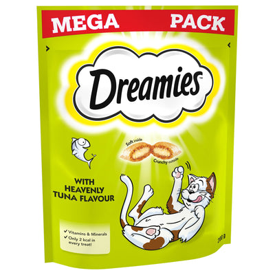 DREAMIES Cat Treat Biscuits with Tuna Flavour Mega Pack 200g