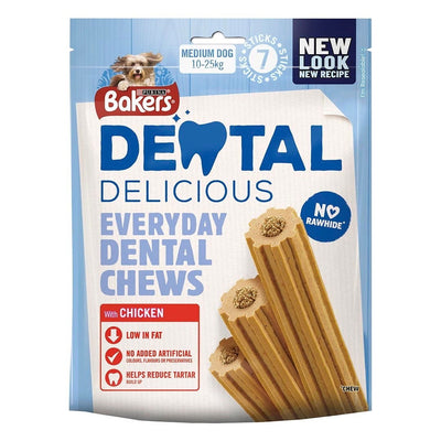 Bakers Dental Delicious Dog Treats 270g - Chicken