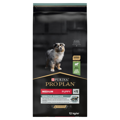 Purina ProPlan Optidigest Sens Digestion Med Puppy Lamb12K