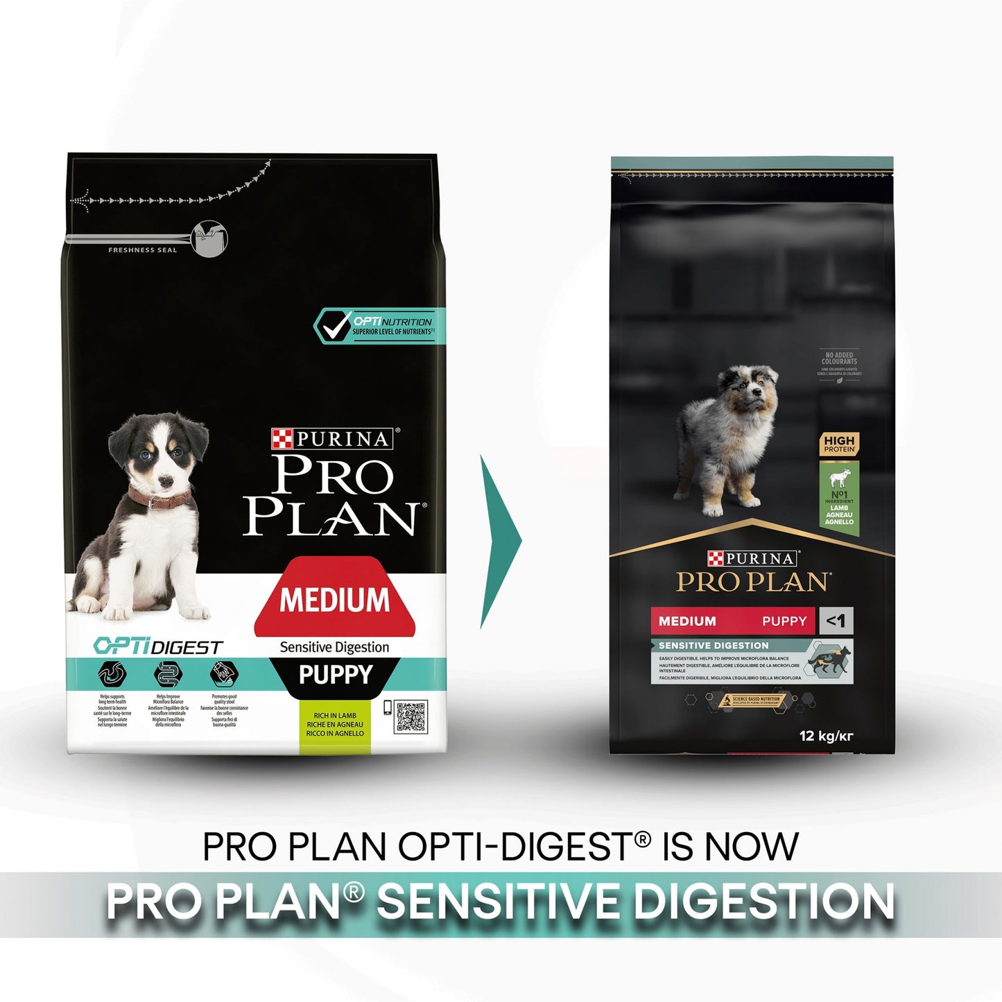 Purina ProPlan Optidigest Sens Digestion Med Puppy Lamb12K