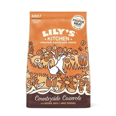 Lily's Kitchen Dog Chicken & Duck Countryside Casserole Adult Dry Food 1kg