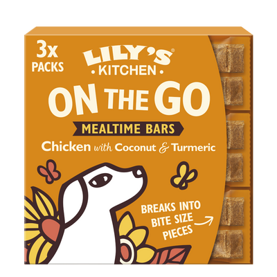Lily's Kitchen On The Go Bar for Dogs Chicken MPK 3x40g