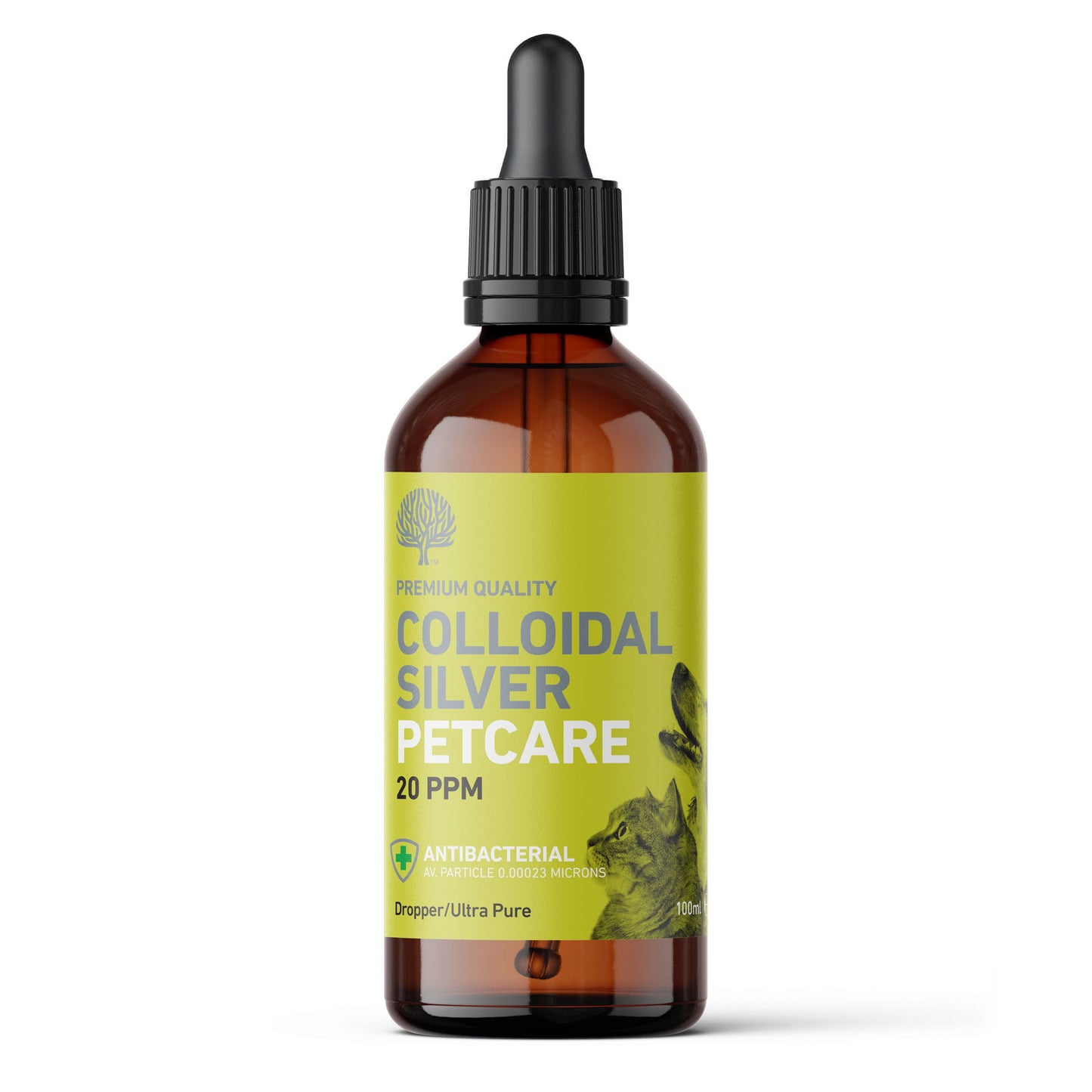 20ppm Colloidal Silver Dropper Bottle 100ml
