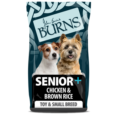 Burns Senior+ Toy & Small Breed Chicken & Brown Rice 2kg