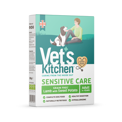 Vets Kitchen Wet Dog Food Grain Free Lamb with Sweet Potato - 395g