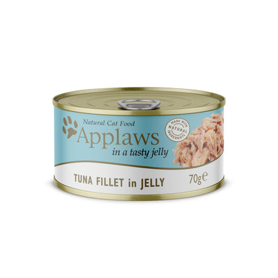 Applaws Adult Wet Cat Food - Tuna Fillet in Jelly 24 x 70g