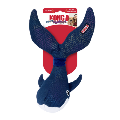 KONG Shakers Shimmy Whale Medium