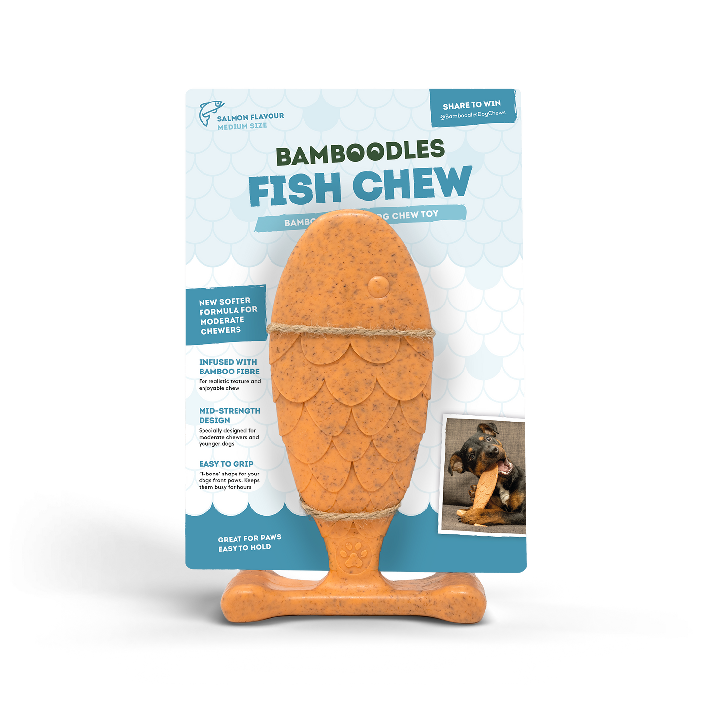 Bamboodles Fish Medium