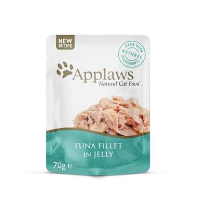 Applaws Cat Pouch Tuna Fillet in Jelly 70gX16