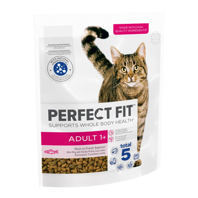Perfect Fit Adult Dry Cat Food Salmon 750g