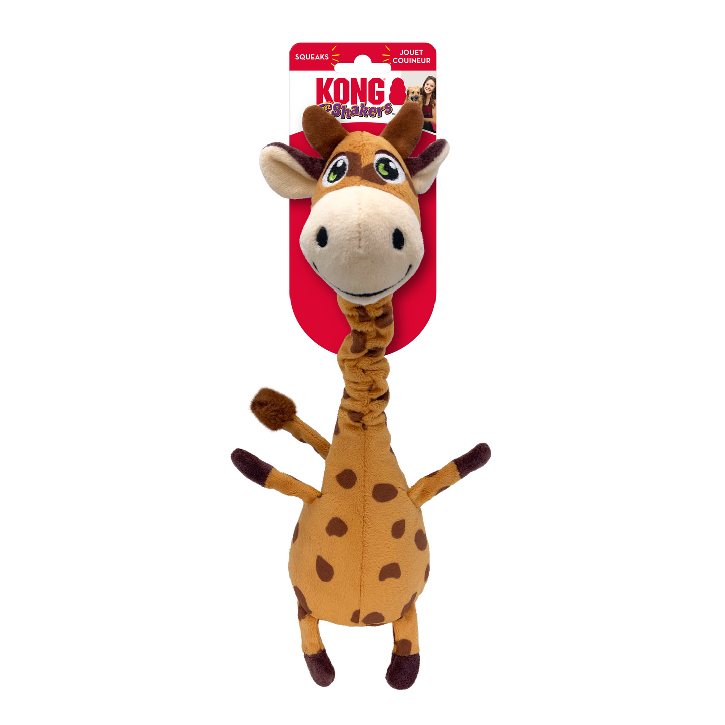 KONG Shakers Bobz Giraffe Medium