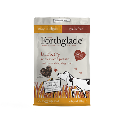 Forthglade Natural Dry Cold Pressed Turkey Grain Free 10kg