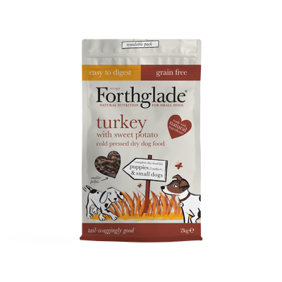 FGNatural Dry Cold Pressed Small Dog Turkey Grain Free 2kg