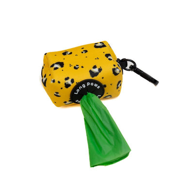 Long Paws - Funk the Dog Poo Bag Pouch-Mustard Panda