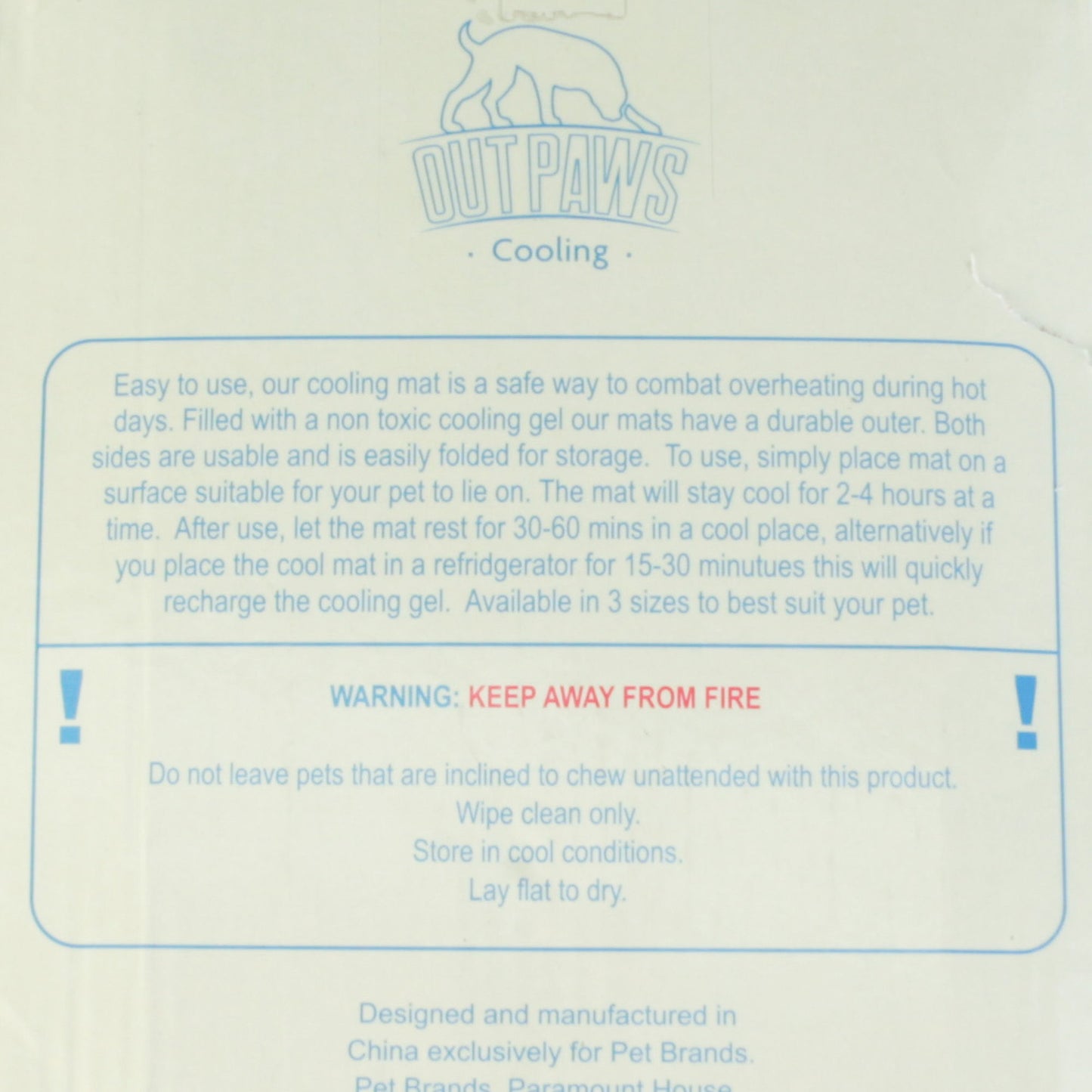 Pet Cooling Mat Medium