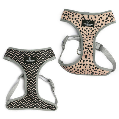 Dalmatian/Zigzag Reversible Harness Small