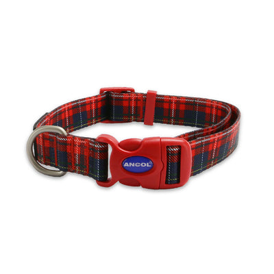 Tartan Patterned Collar Large