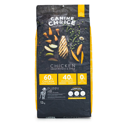 Canine Choice Super Premium Gf Lrg Puppy Dry Chicken 12kg