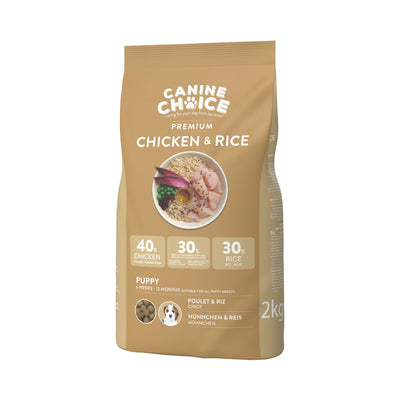 Canine Choice Premium Puppy Dry Dog Food 2kg - Chicken