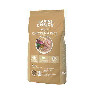 Canine Choice Premium Puppy Dry Dog Food 10kg - Chicken