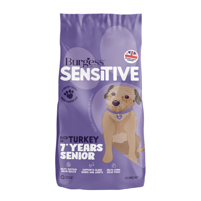 Burgess Sensitive Senior  Complete Dry Food 12.5kg