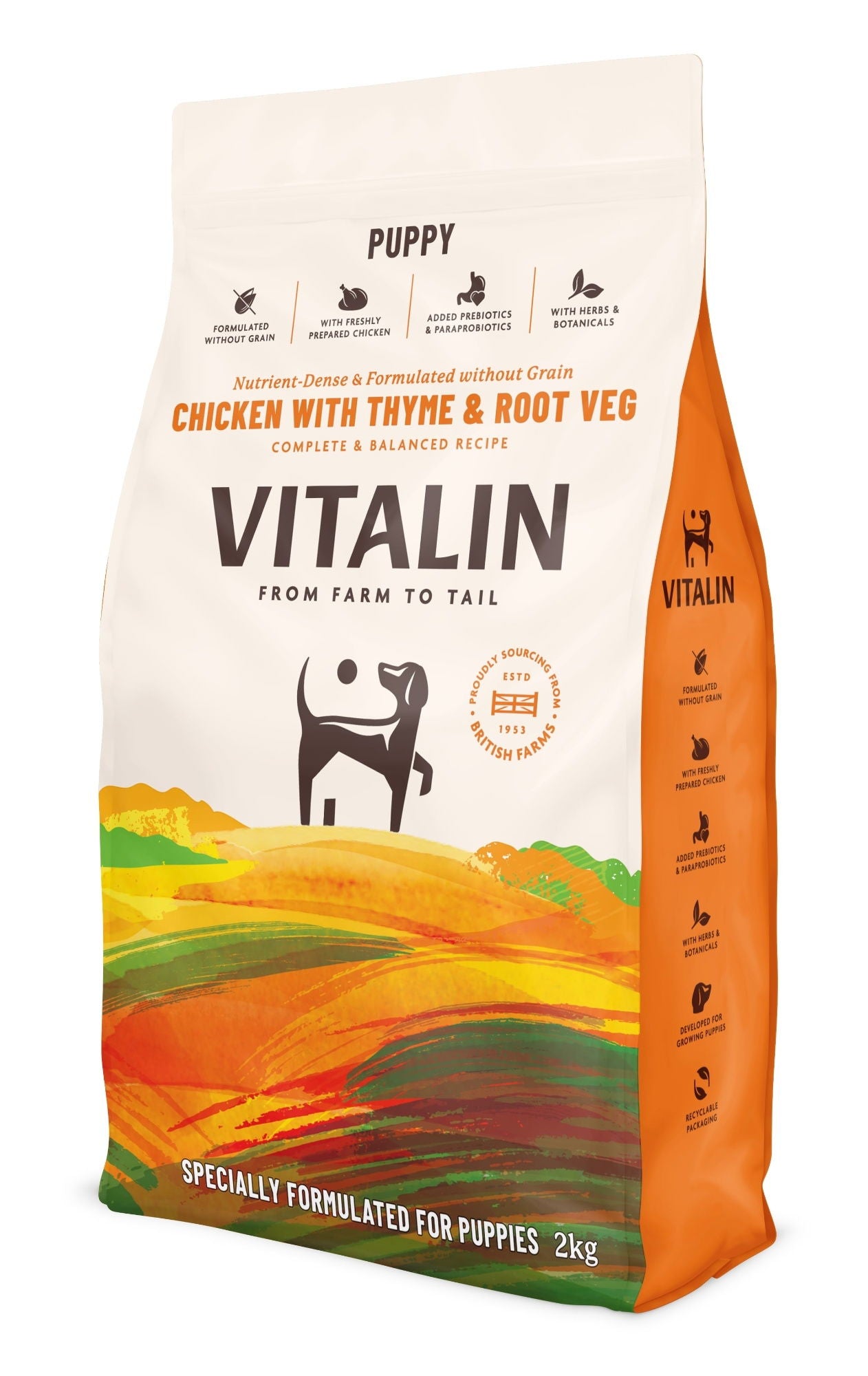Vitalin Puppy Chicken with Veg & Thyme 2KG