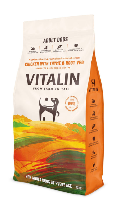 Vitalin Adult Chicken with Veg & Thyme 12KG