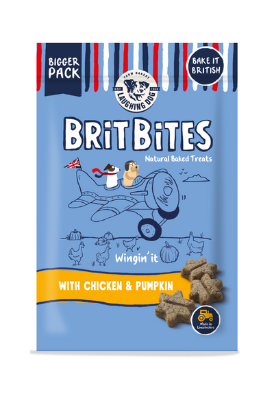 Laughing Dog Brit Bites Chicken & Pumpkin 175g
