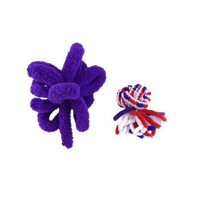 KONG Cat Active Rope Red & Purple