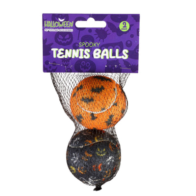 2pk Spooky Tennis Balls