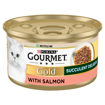Gourmet Gold Succulent Delights Adult Cat Sal12x85g